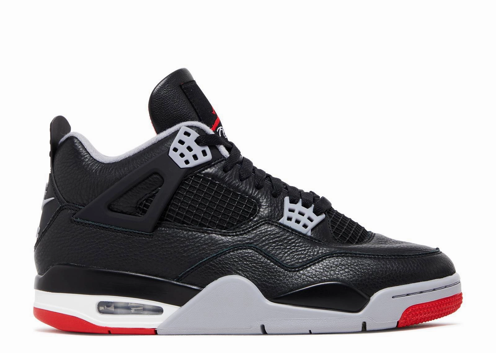 Air Jordan 4 Retro - Bred Reimagined - Used Leather Touch