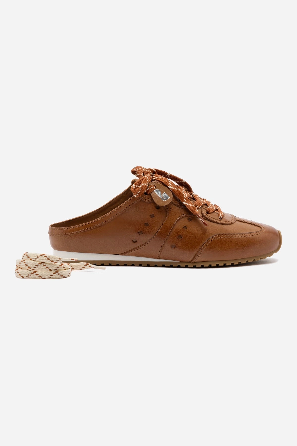 Stella Mule In Caramel Leather All Day Comfort Engineering