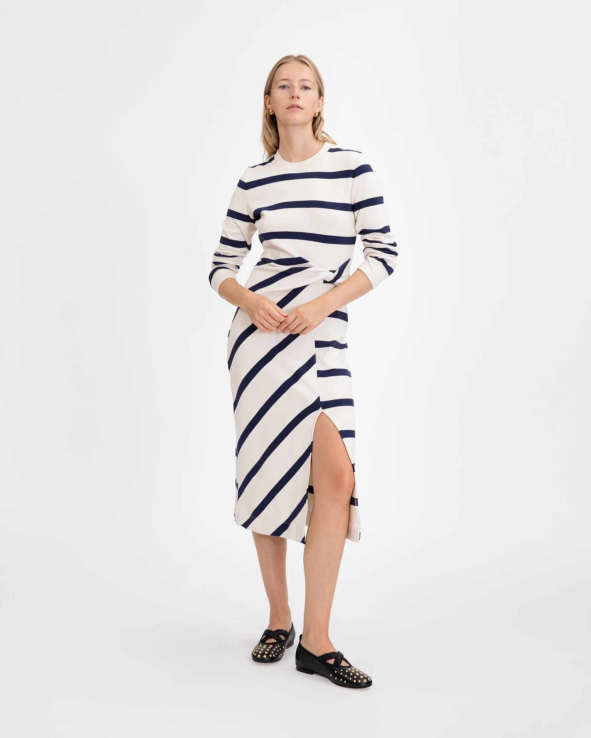 Compact Weave Relaxed casual fit Cody Dress
