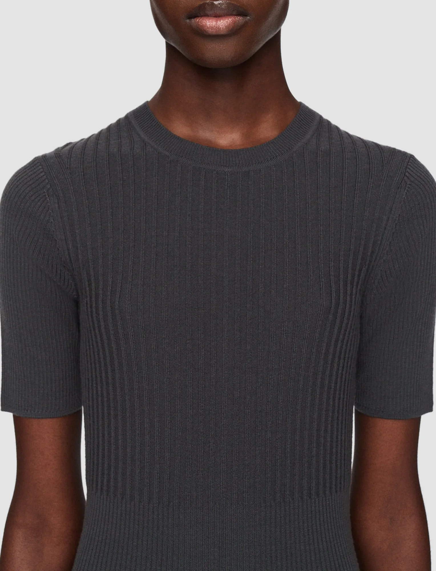 Cable Stitch Merino Rib Dress