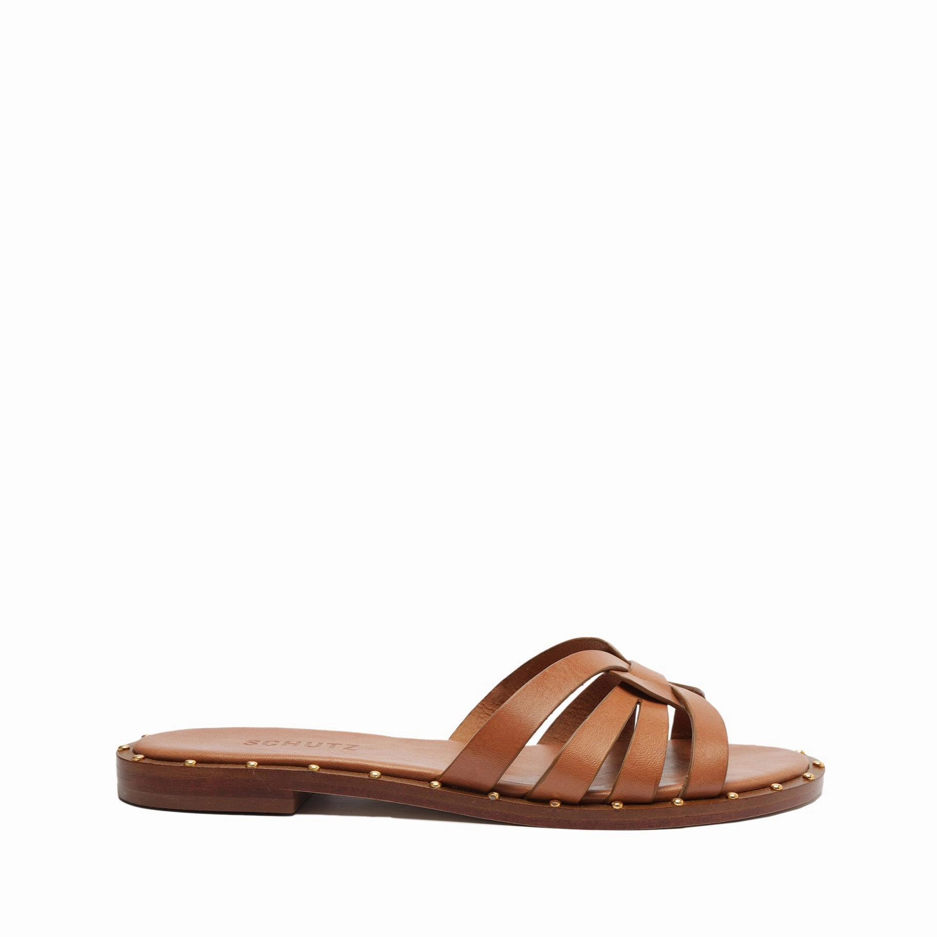 Supportive structure Phoenix Flat Leather Sandal