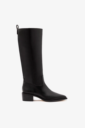 Florencia Boot In Black Leather Move Bold