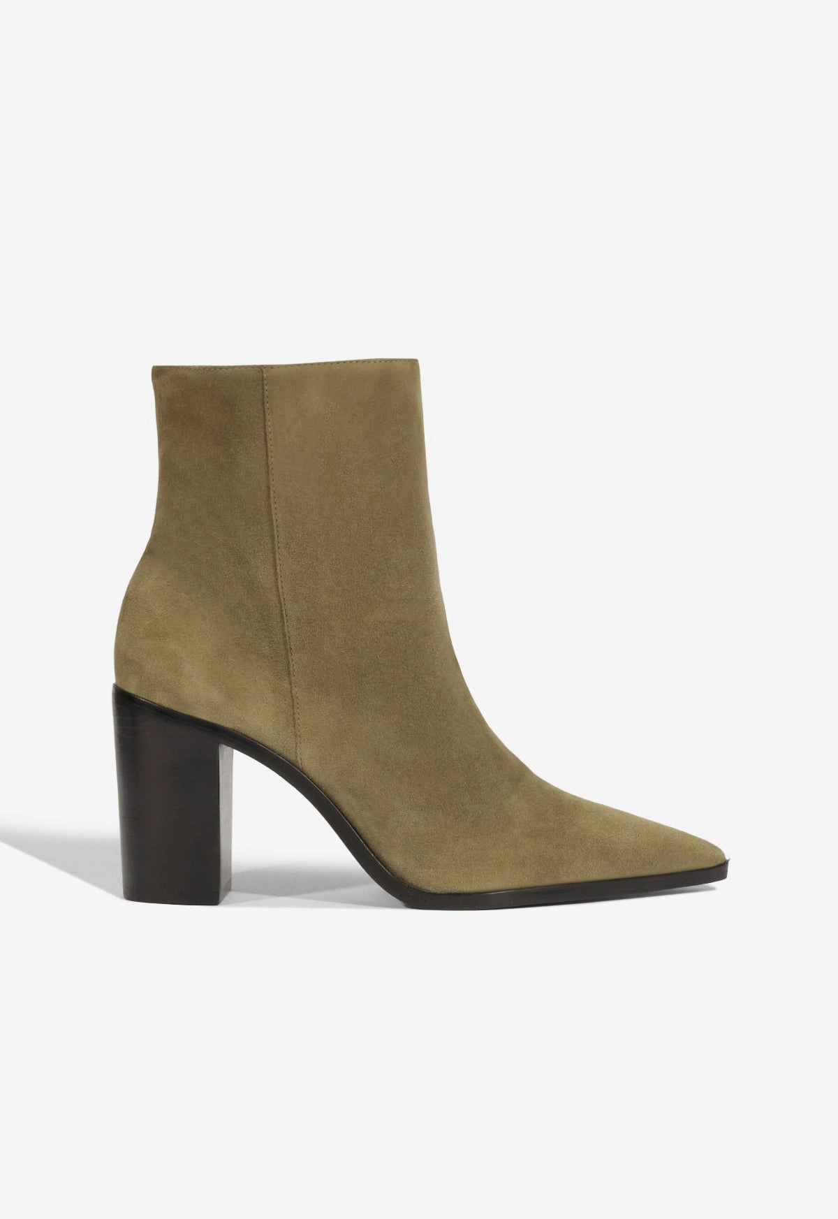 Mikki Block Suede Bootie All Day Comfort