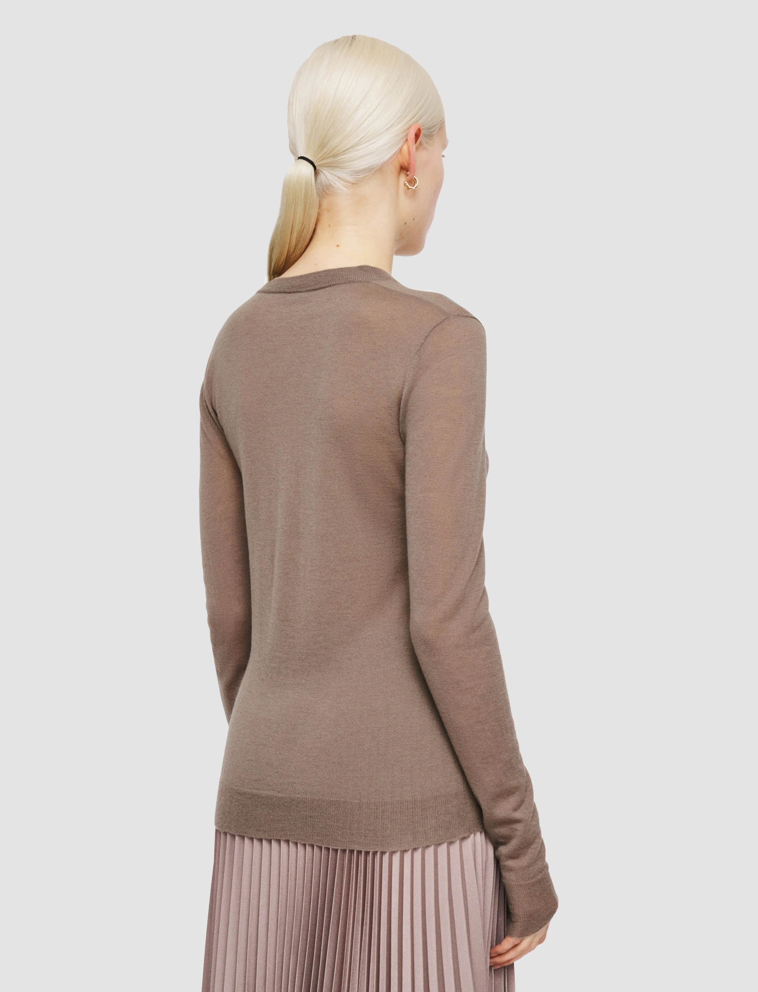 Cashair Round Neck Jumper NonRestrictive Cut