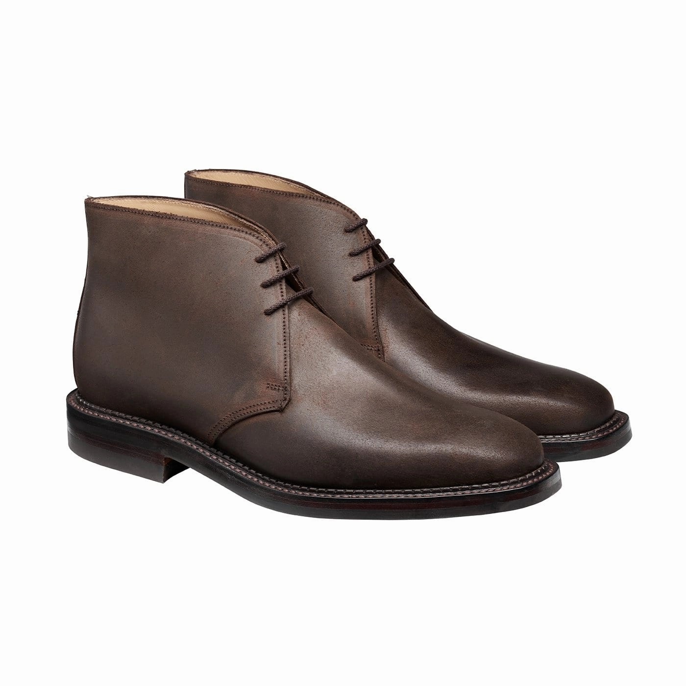 Universal Style Molton Dark Brown Rough-Out Suede