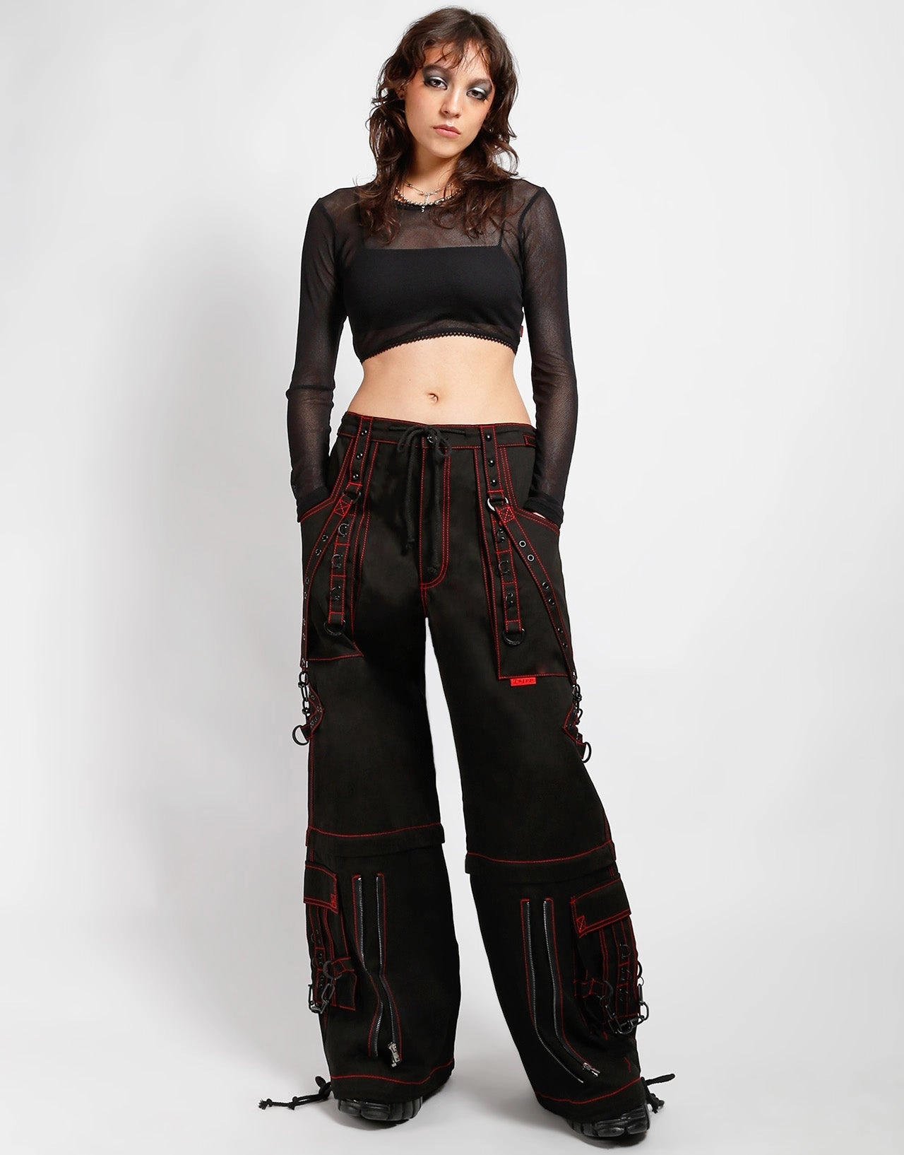 SUPER STUD PANT RED Quick Release Closure