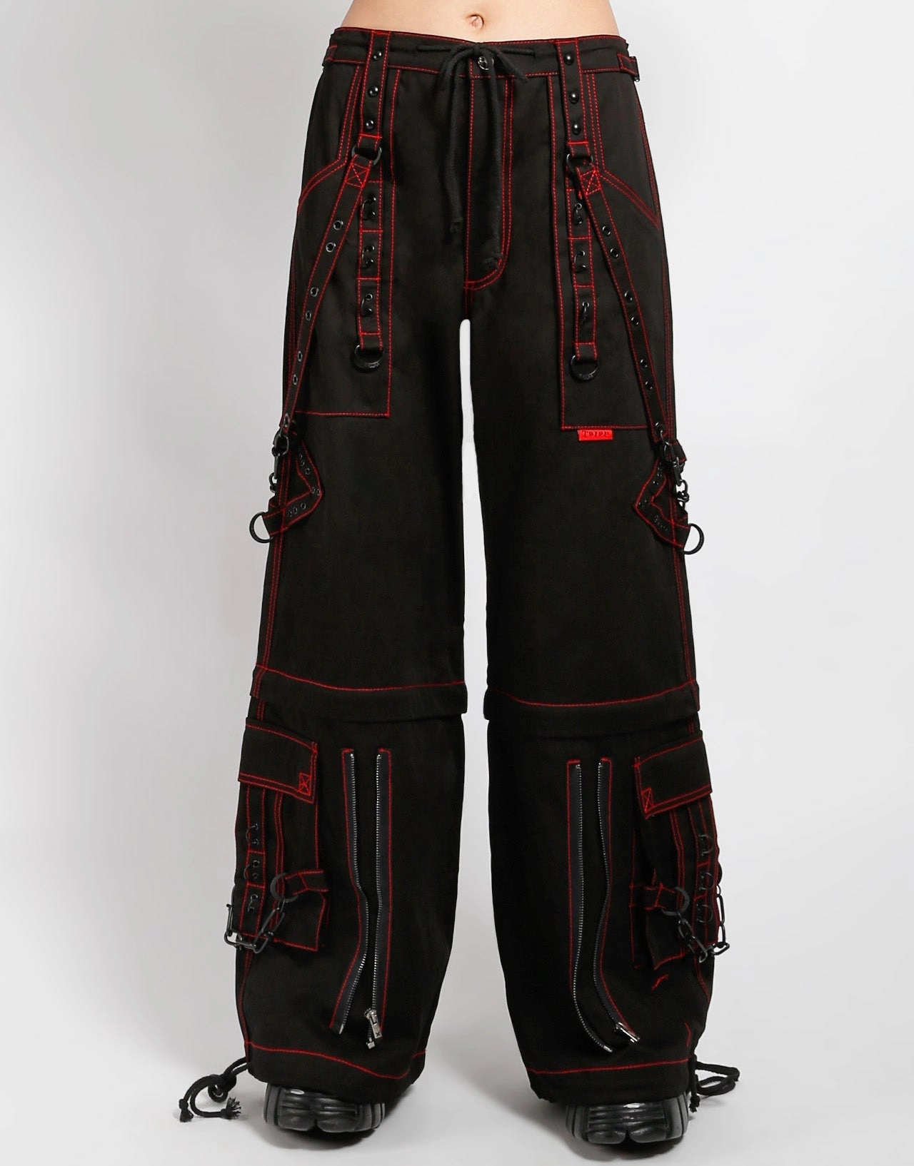 SUPER STUD PANT RED Light Design