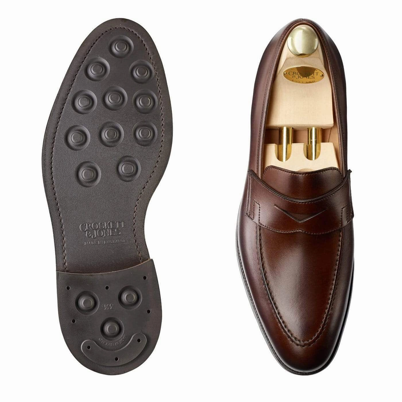 Comfort Lining Brave Walk Sydney Dark Brown Burnished Calf