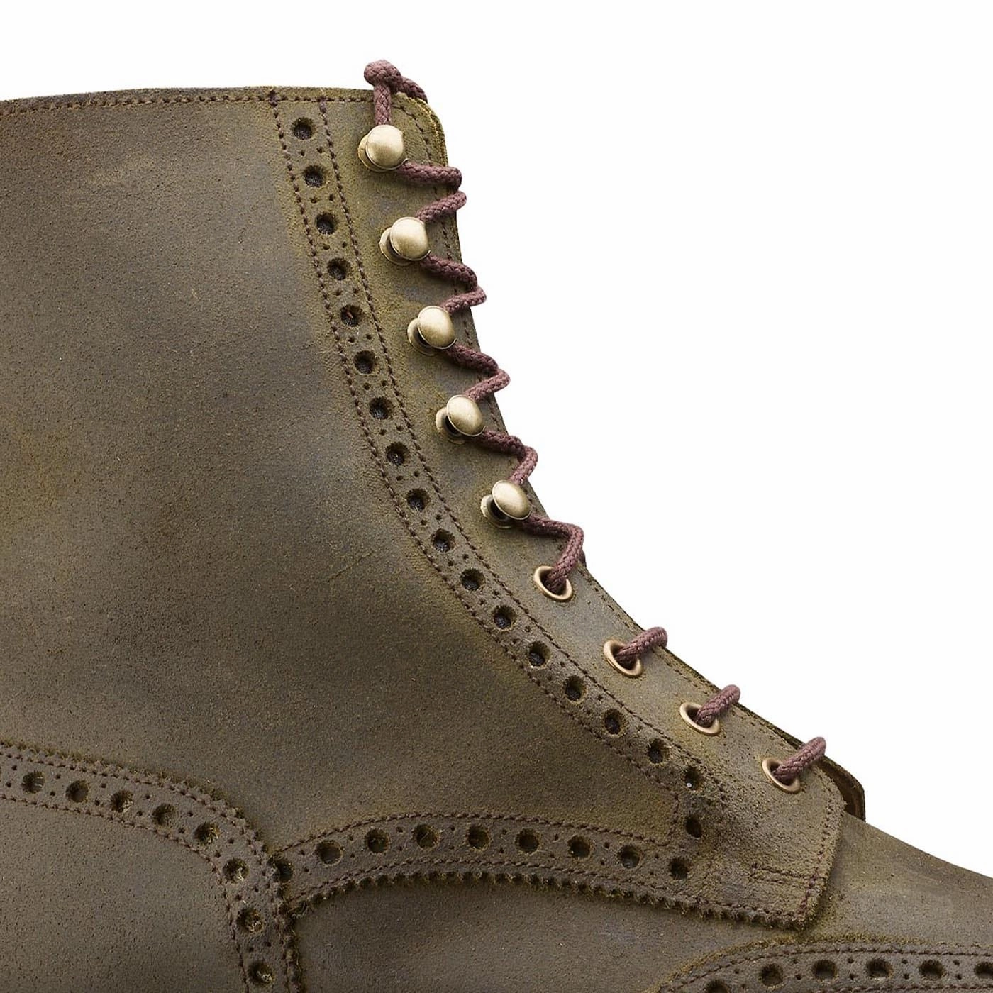 Clean Cut Tactile Feedback Sole Islay Green Rough-Out Suede