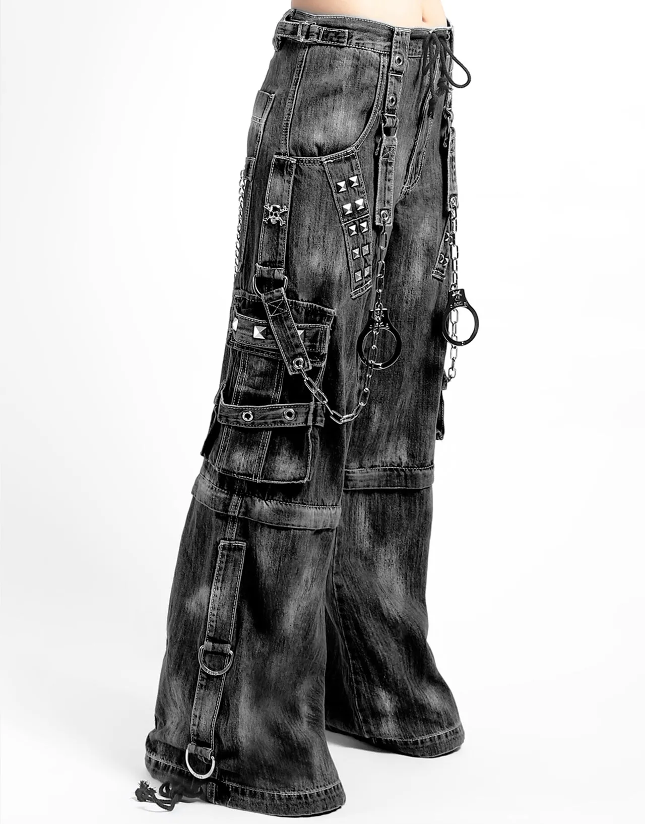 LOCK UP DENIM PANT STORM WASH Practical Wear Minimal Cut