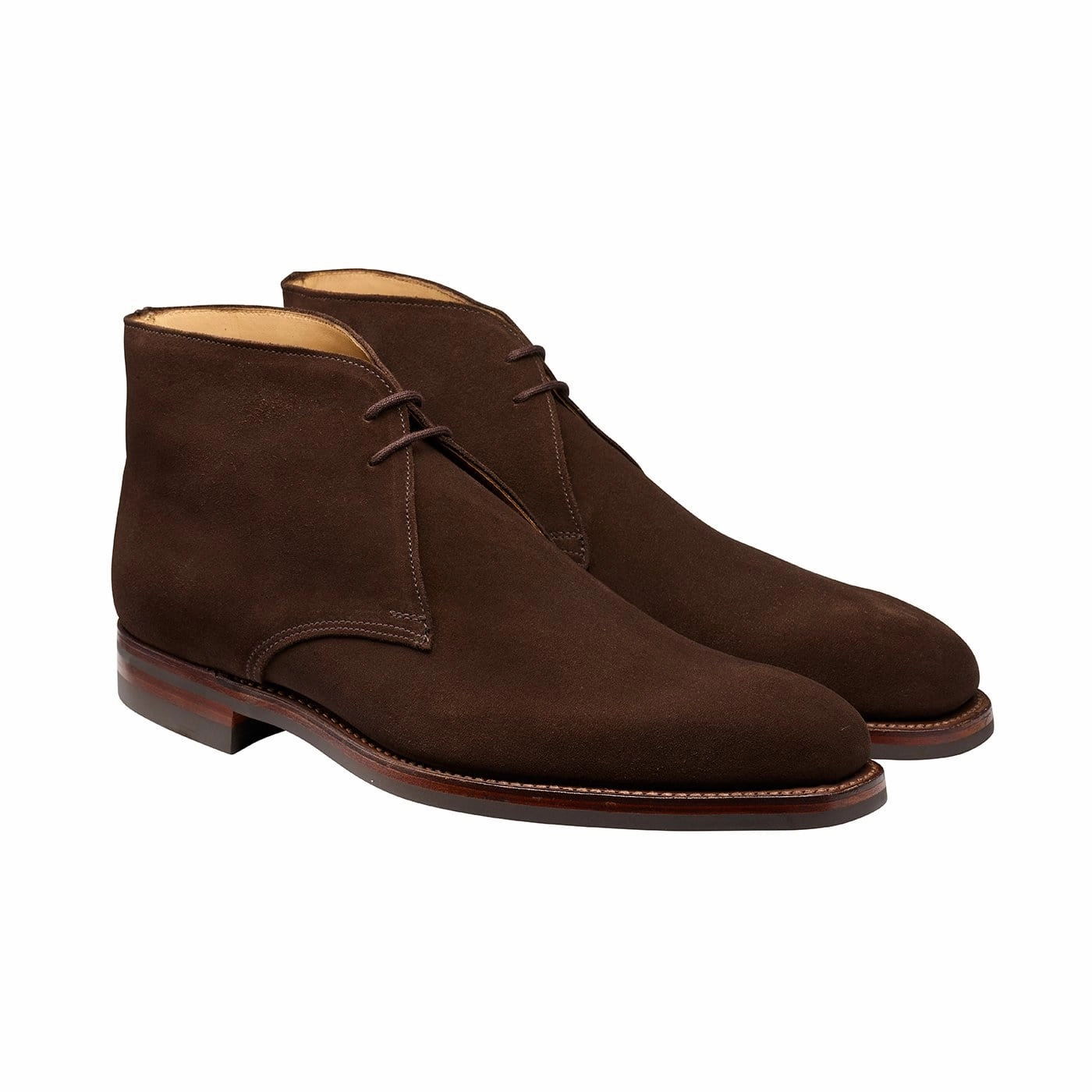Tetbury Dark Brown Suede Durable Fit