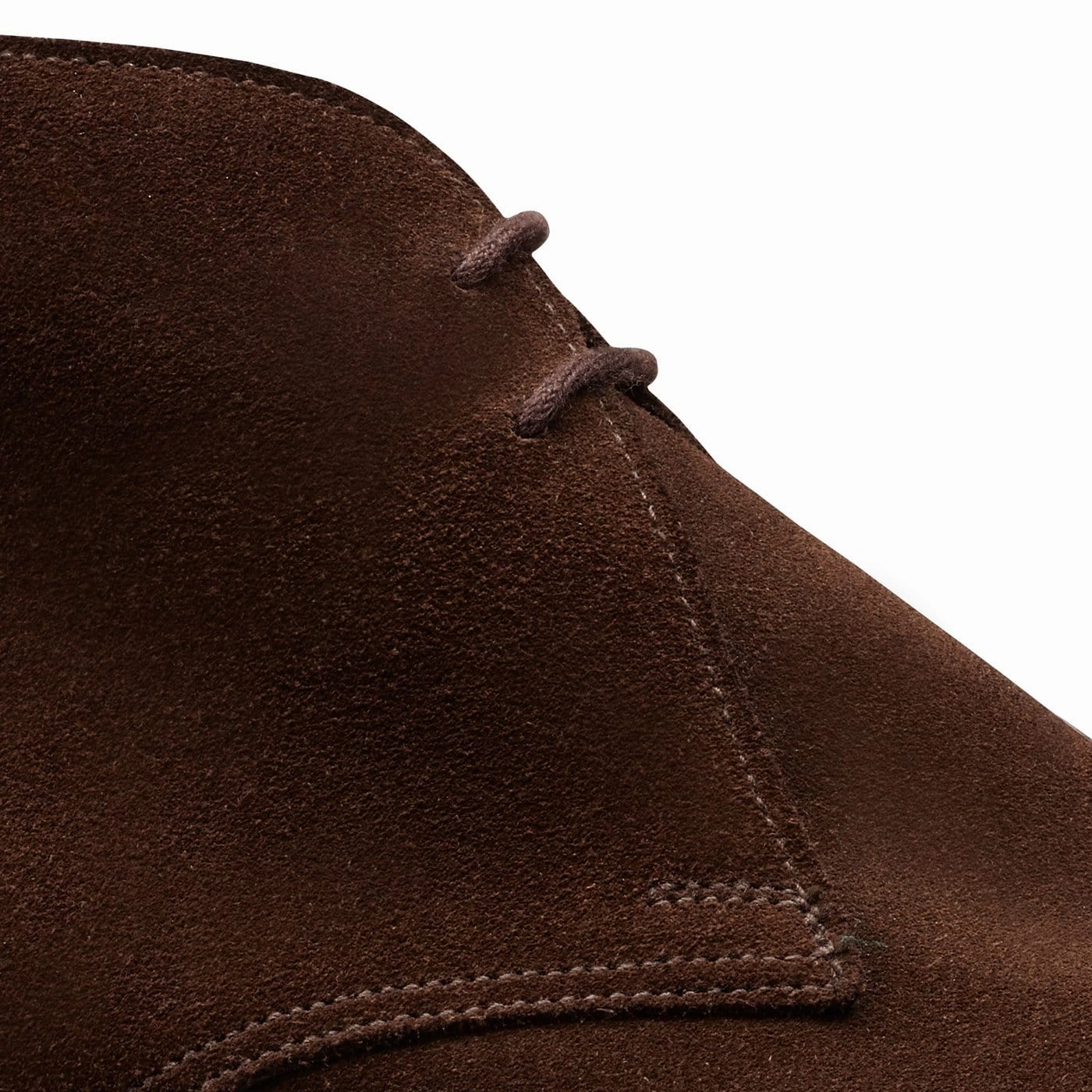 Low Profile Design Tetbury Dark Brown Suede