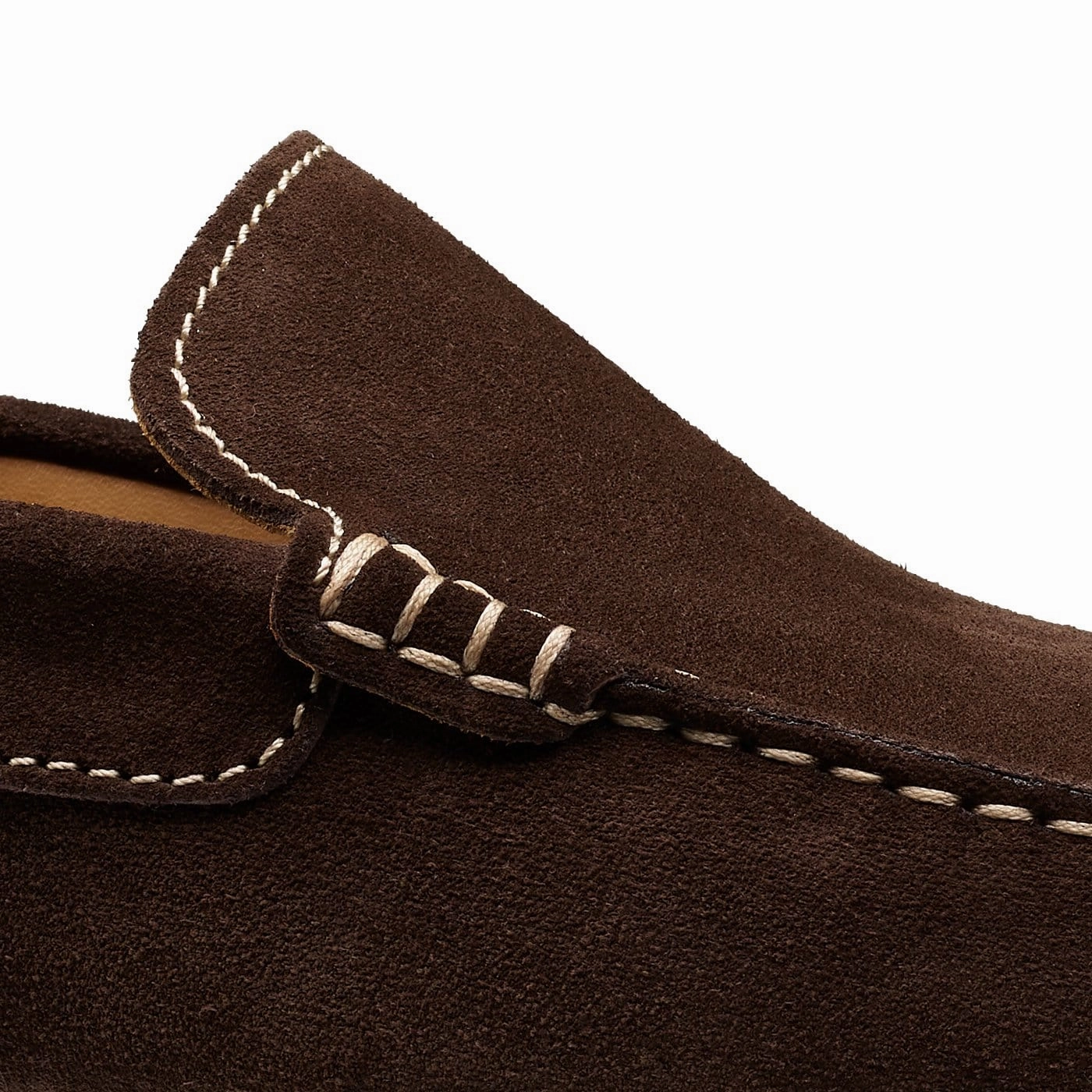Como Dark Brown Suede Heat Guard