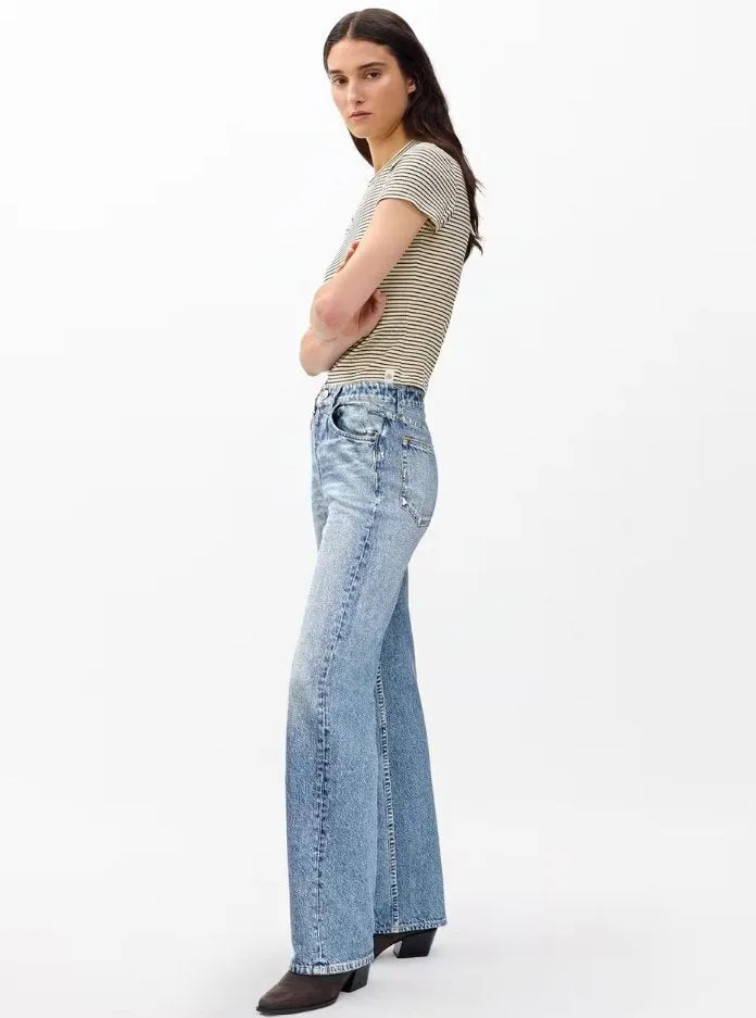 Weekend Getaway Stylish Garment Dyed Technique Miramar Terry Shea Straight Pant Tessa