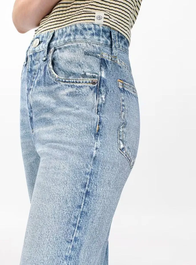 Low Impact Dye Miramar Terry Shea Straight Pant Tessa