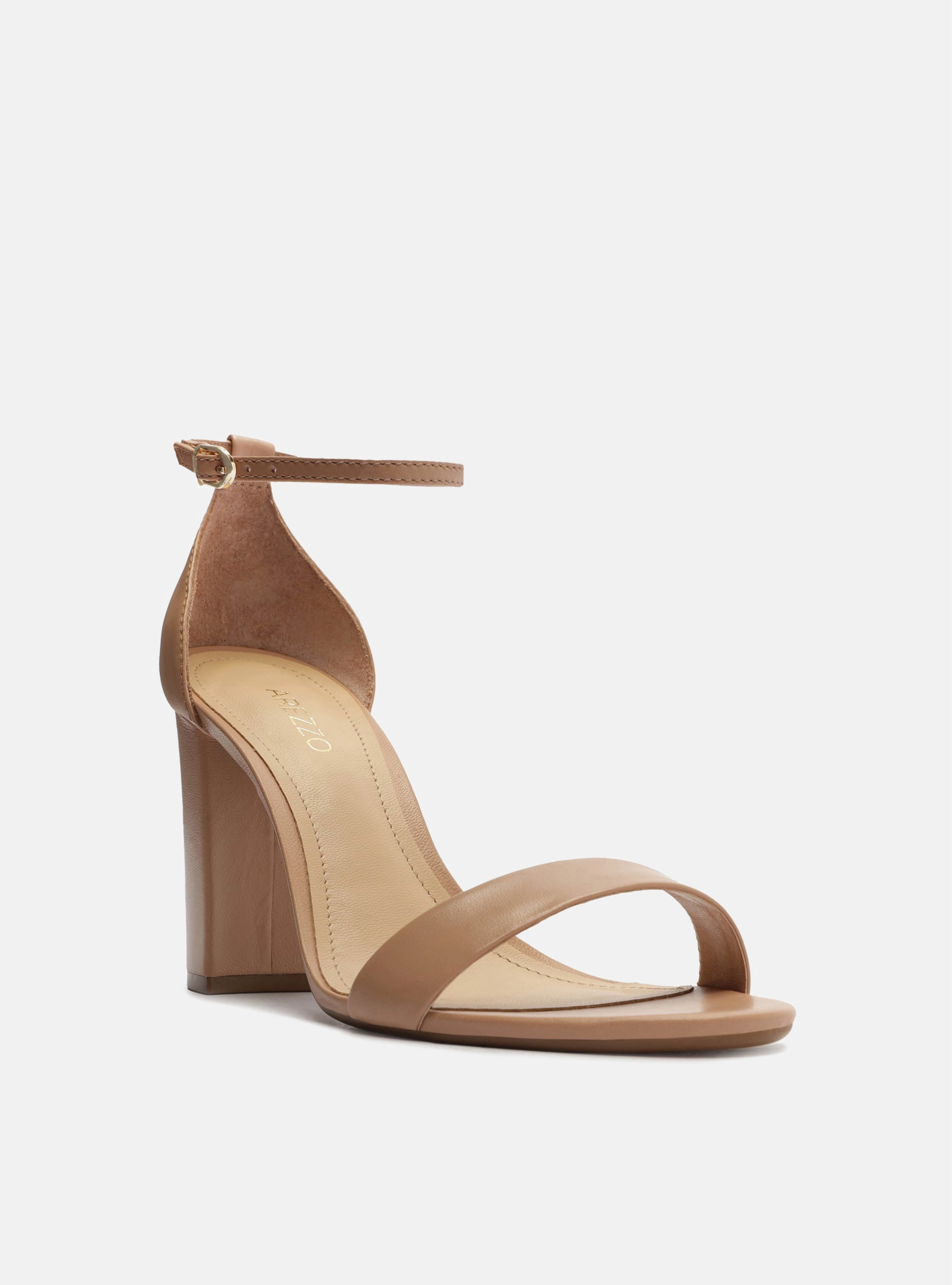 Royal Mood Isabelli Leather Block Sandal