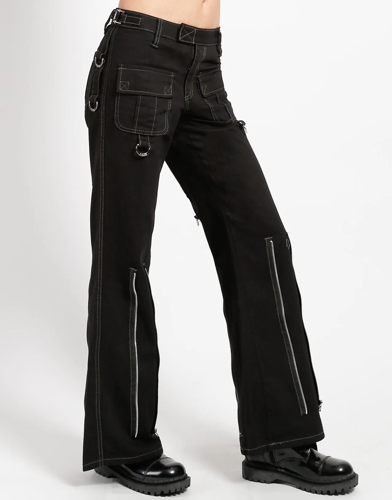 PEACE CARGO PANT BLACK Durable Twill