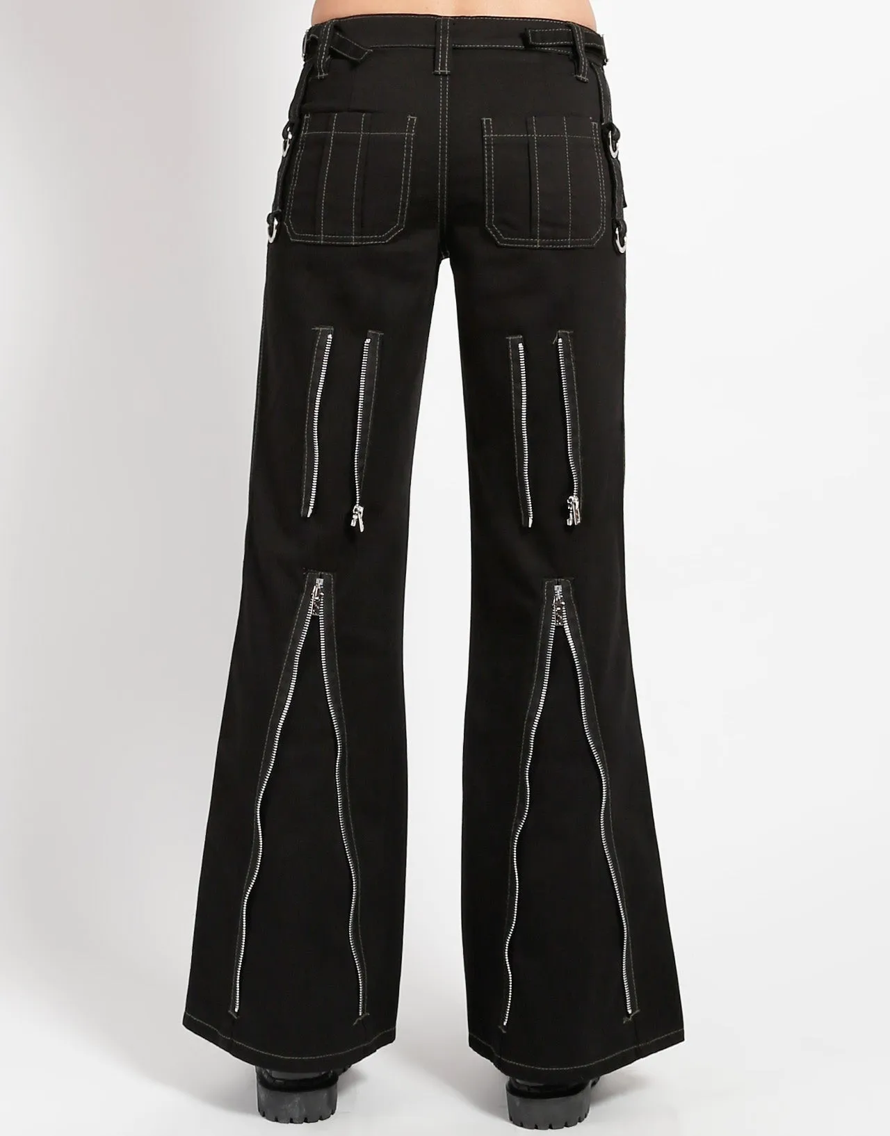 PEACE CARGO PANT BLACK Wrinkle-Resistant