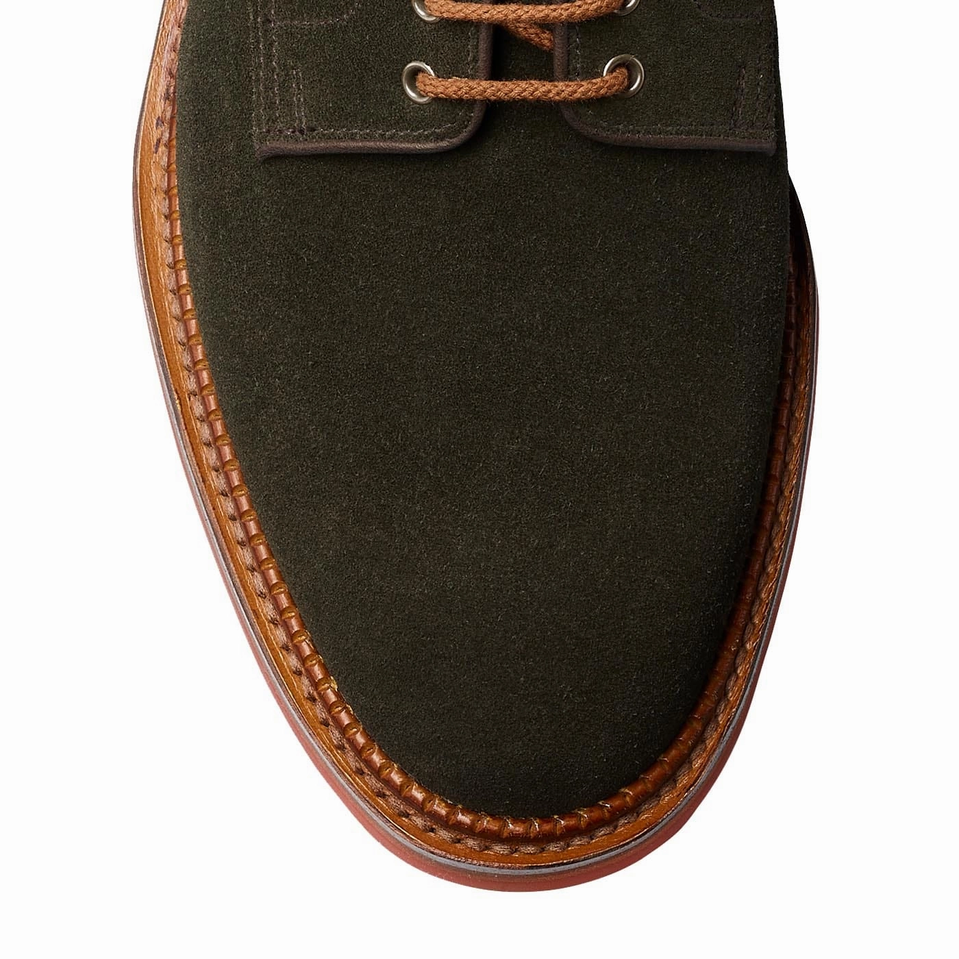 Year Trust Cornell Earth Green Suede