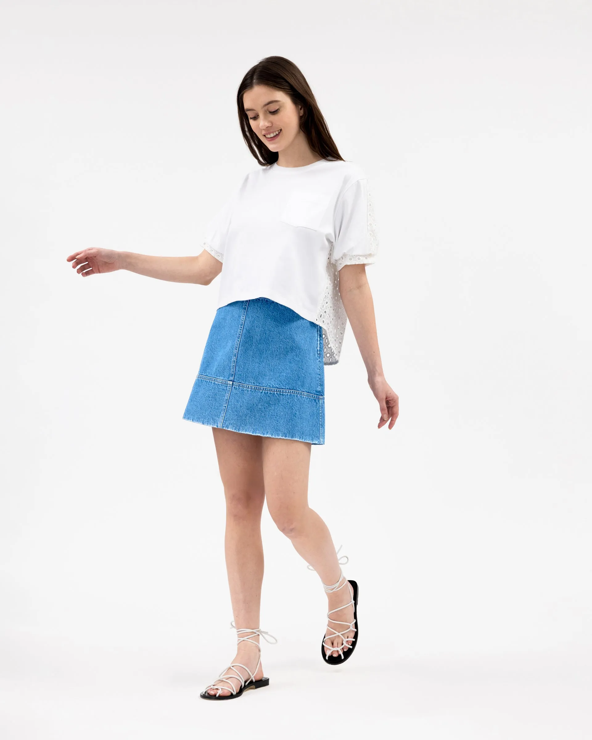 Courtney Skirt Sustainable Beach Day Shape Retention