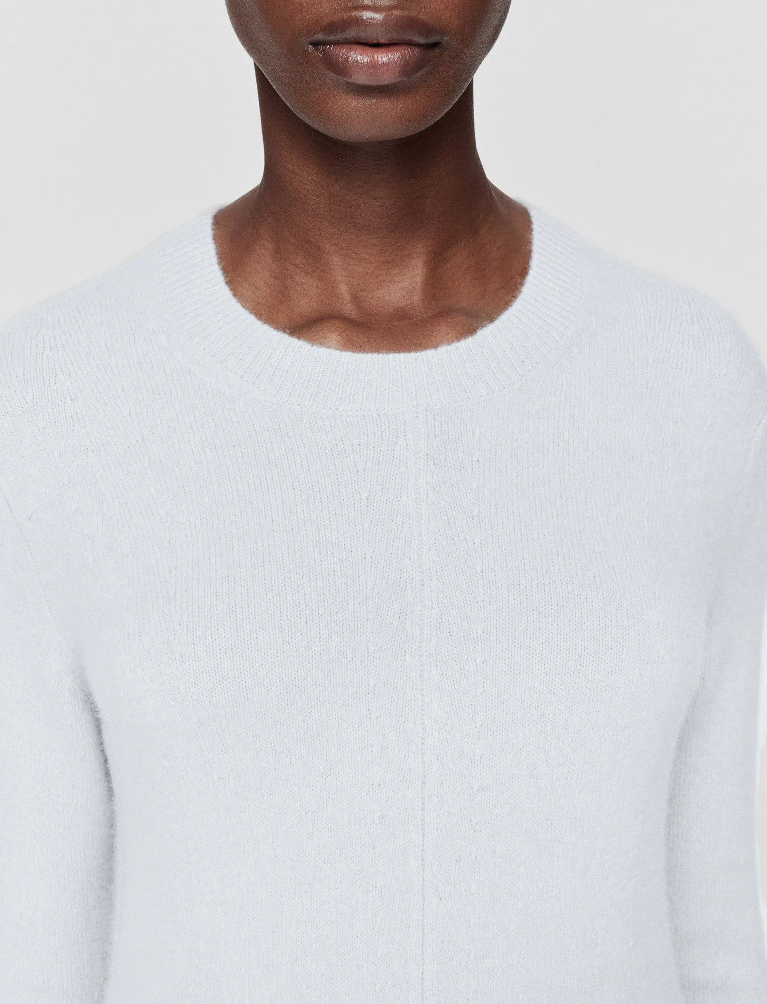 Soft Stretch Natural Drape Brushed Cashmere Dress