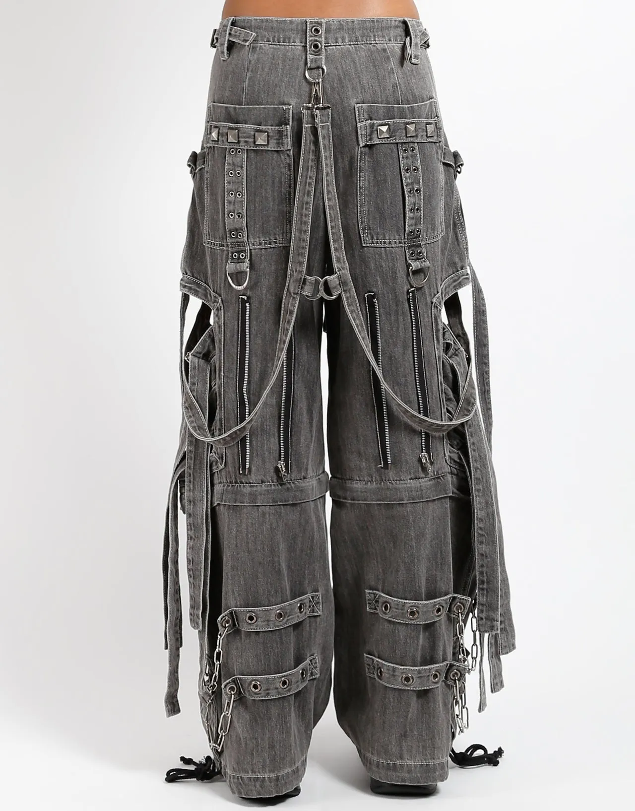 SUPER CUT OUT PANT BLACK DENIM Modern Cut