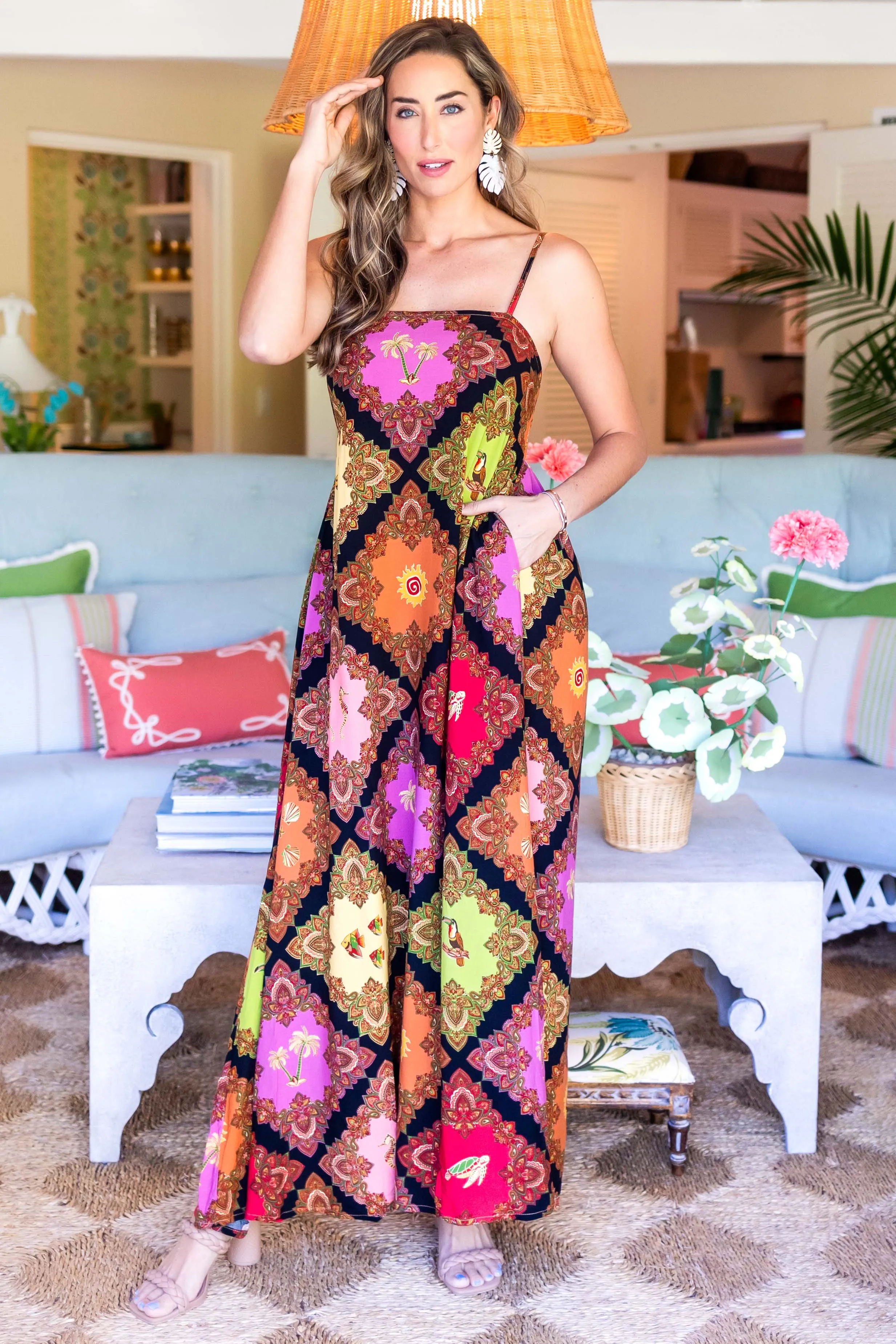 Giselle Dress / Terra Cotta Sol Global Style hypoallergenic