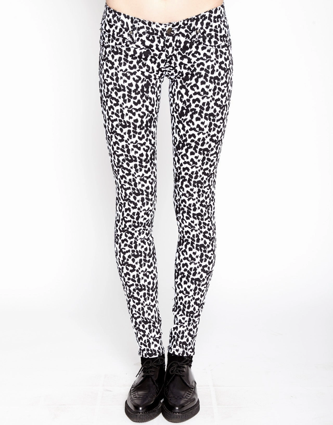 T-BACK JEAN LEOPARD Durable Fit