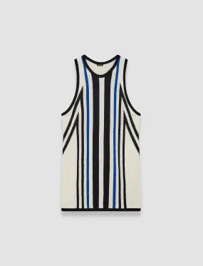 FadeResistant Treatment Cretto Jacquard Knitted Tank Top