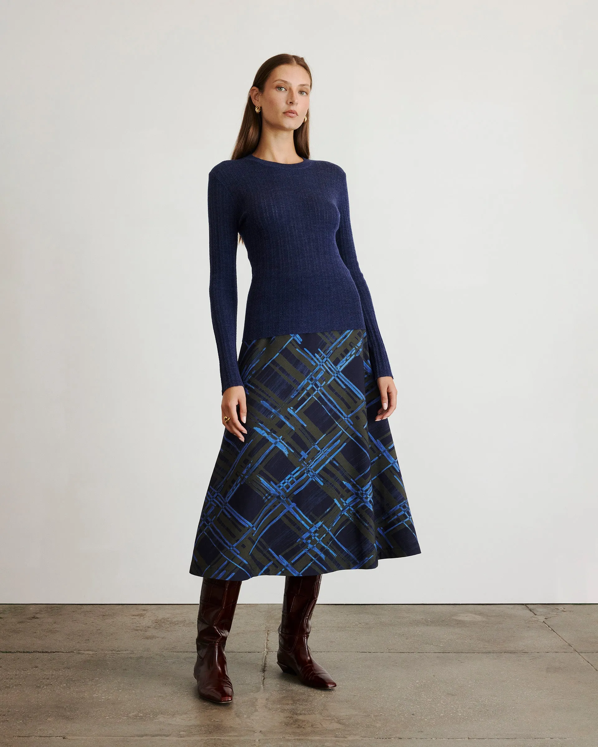 Crew Neck Kayden Knit Layering Piece