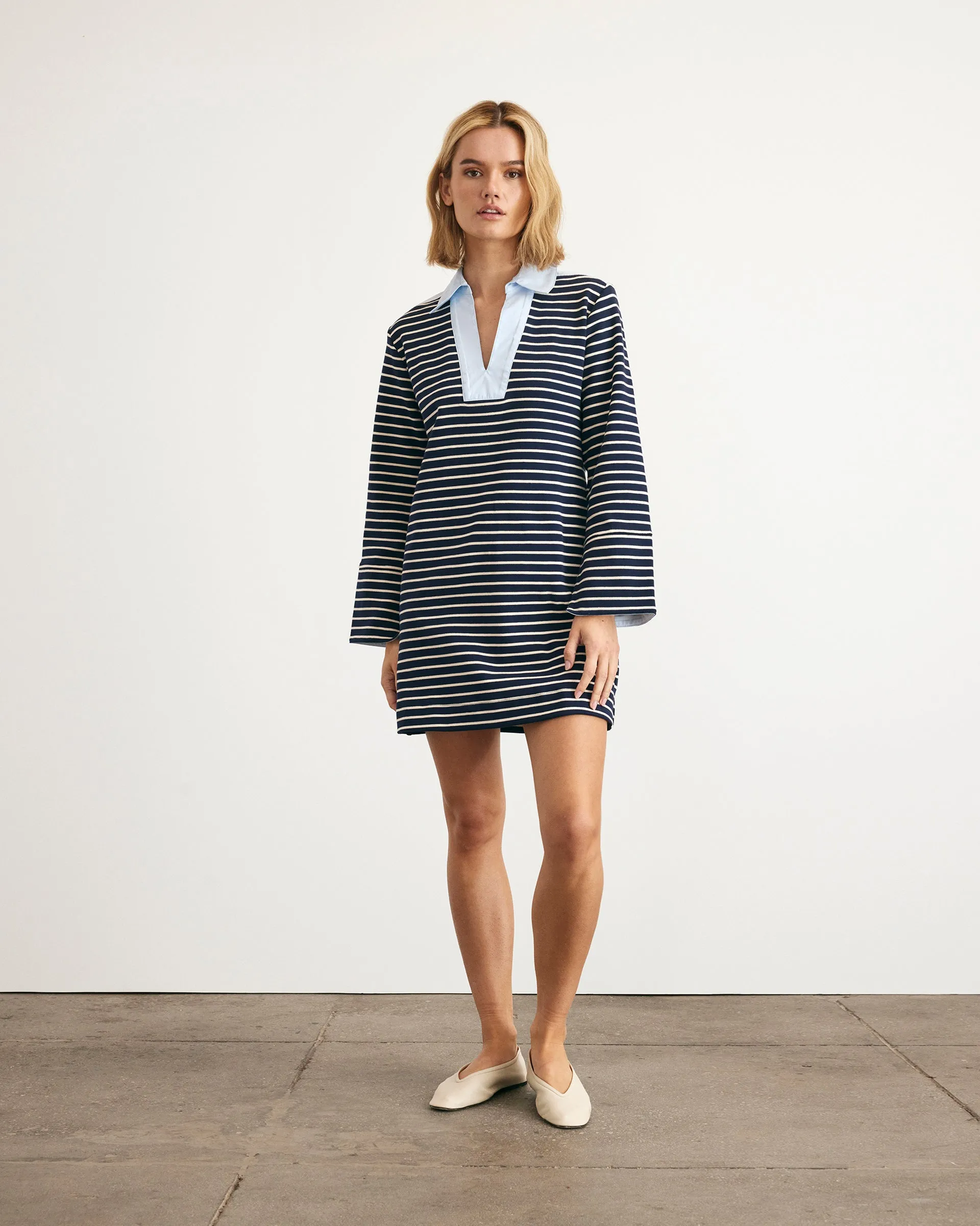 Friction Resistant Edging Stay Cozy Whitney Dress