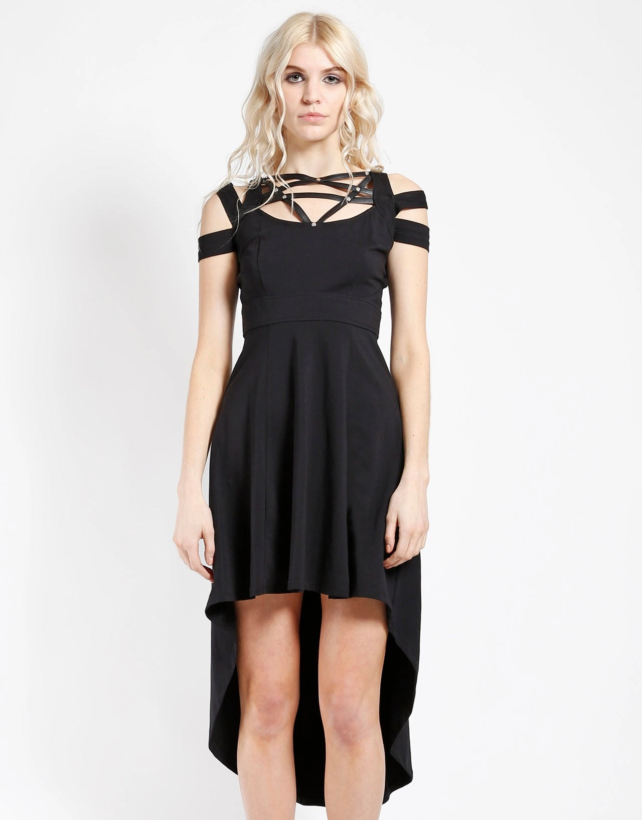 Simple Texture Pentagram Dress