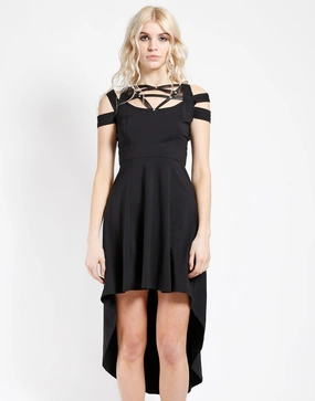 Simple Texture Pentagram Dress