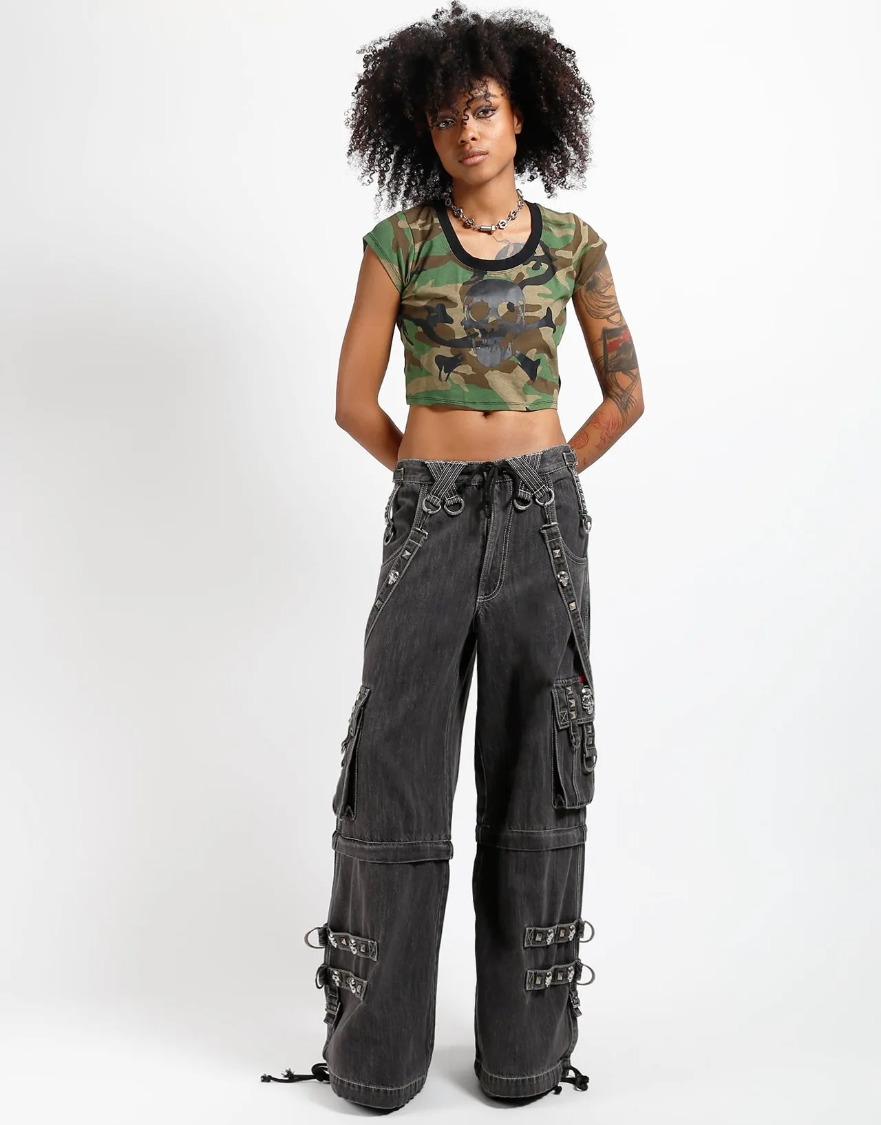 Breathable Stretch Wear CRYPT PANT BLACK DENIM