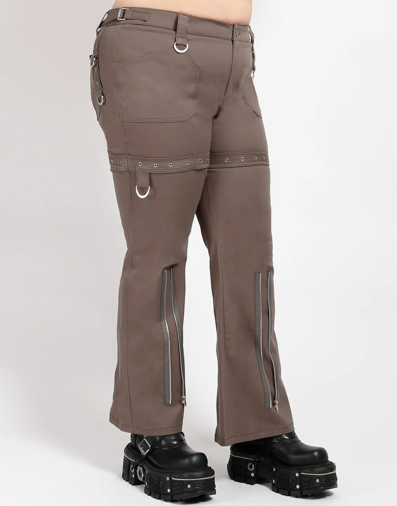 CURVE SUPER EYELET PANT OLIVE ReinforcedPockets All Occasion