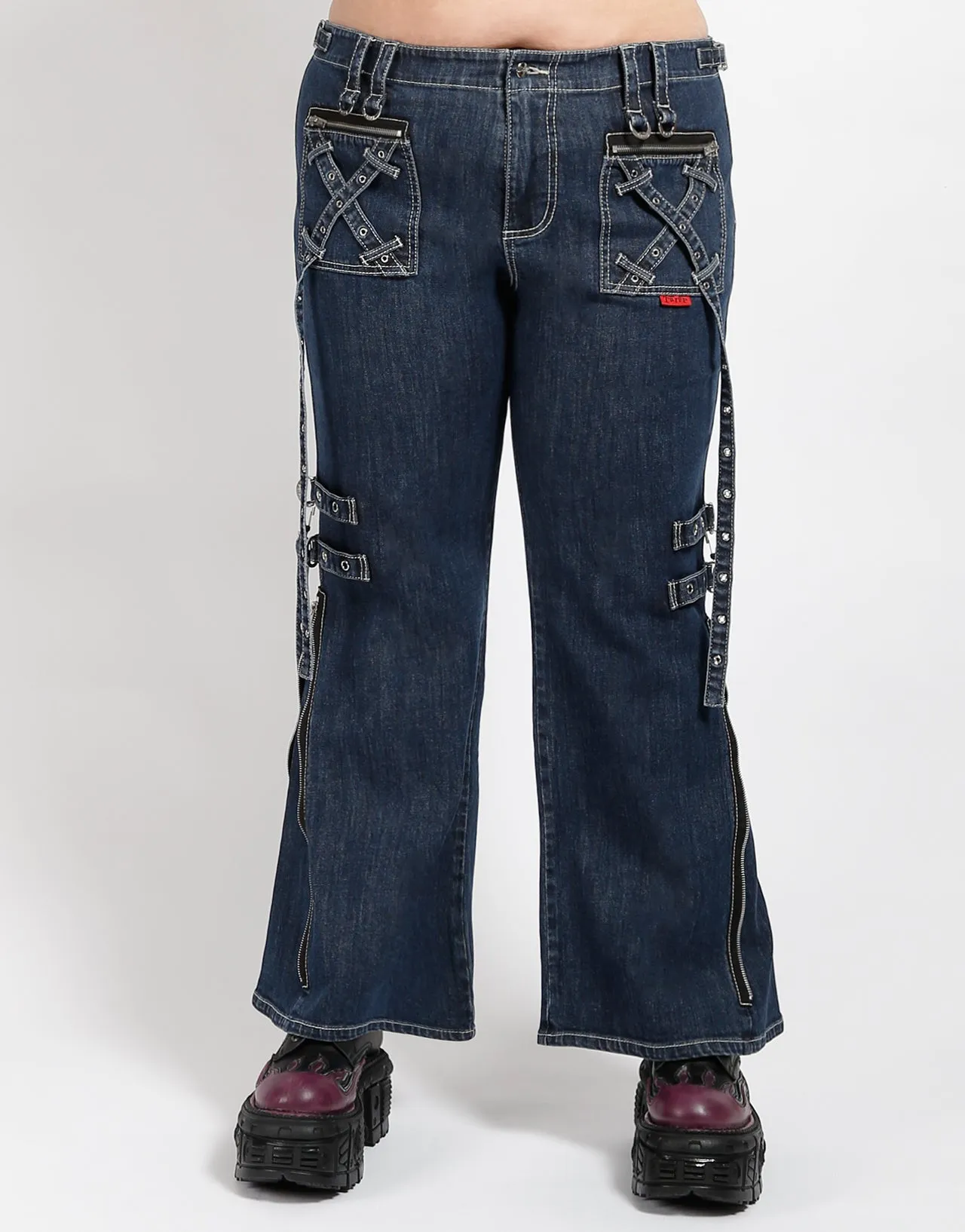 Wrinklefree CURVE X-STRAP DENIM