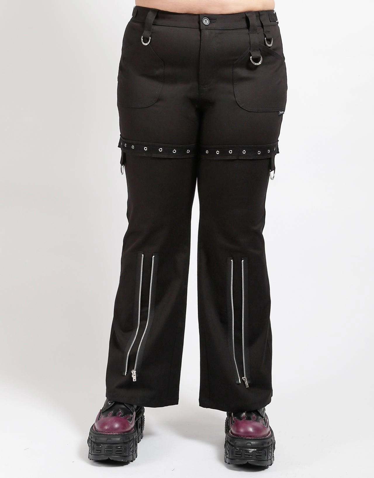 Lightweight Wear Reflective Trim Options CURVE SUPER EYELET PANT BLACK