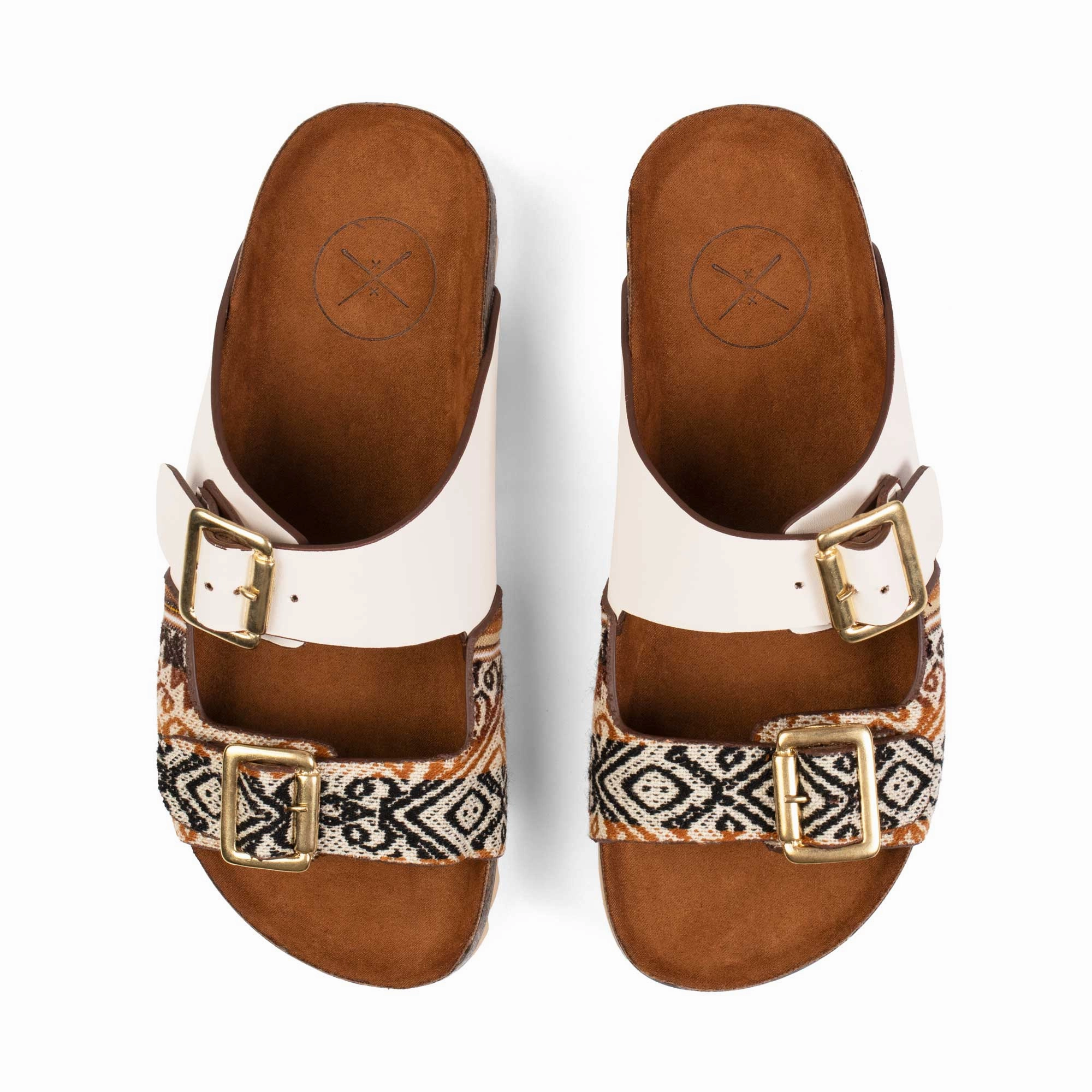 Desert Buckle Sandal Comfort Wedge