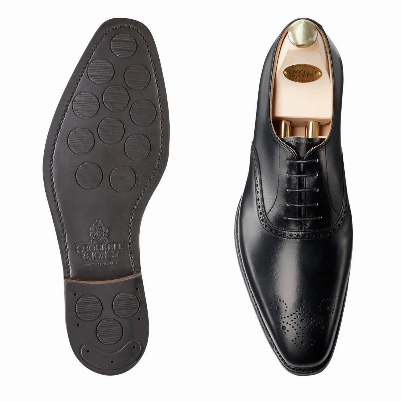Edgware Black Calf (City Sole) Cold Tone Comfort Enhancement
