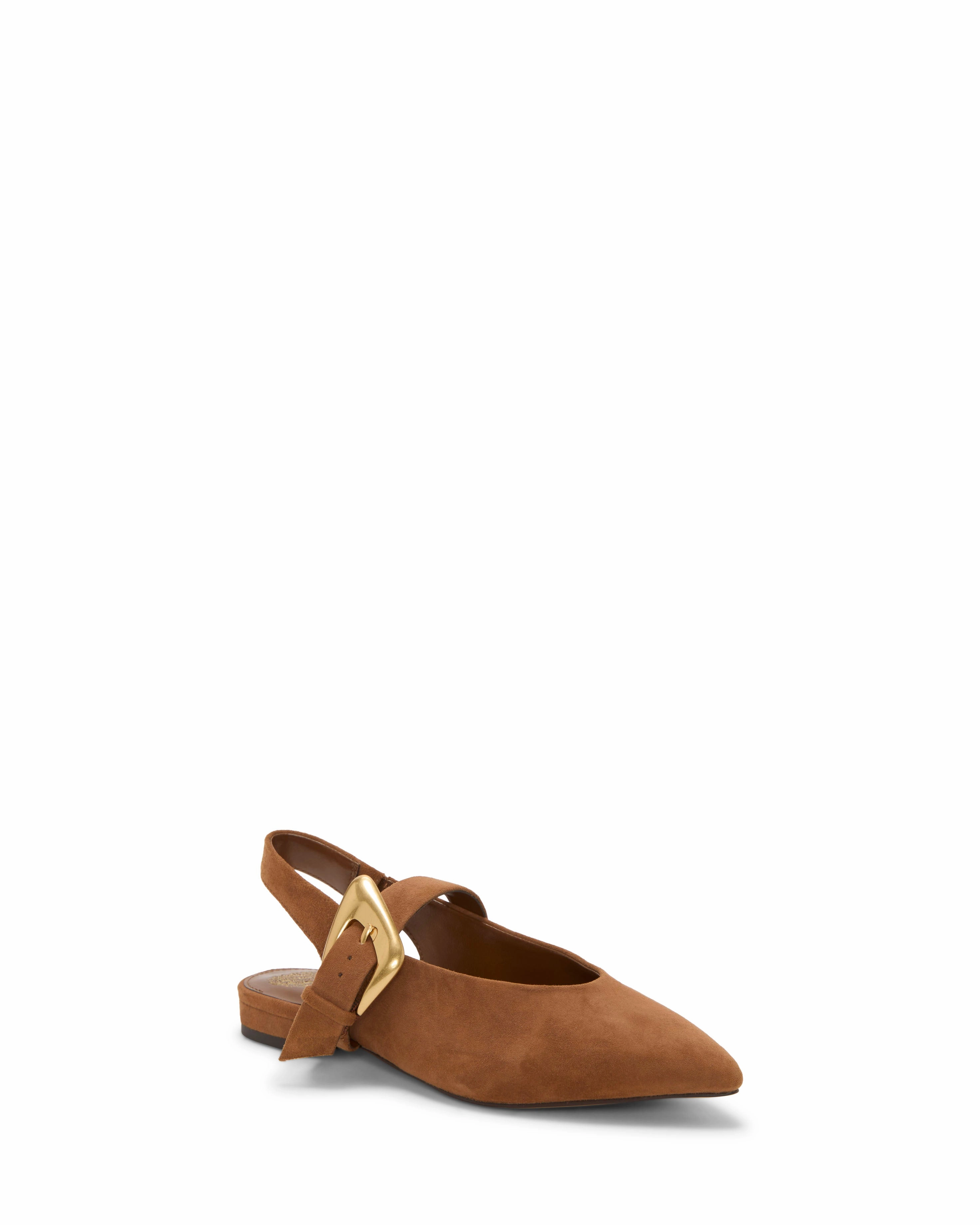 Amoret Buckle Slingback Mule Canvas