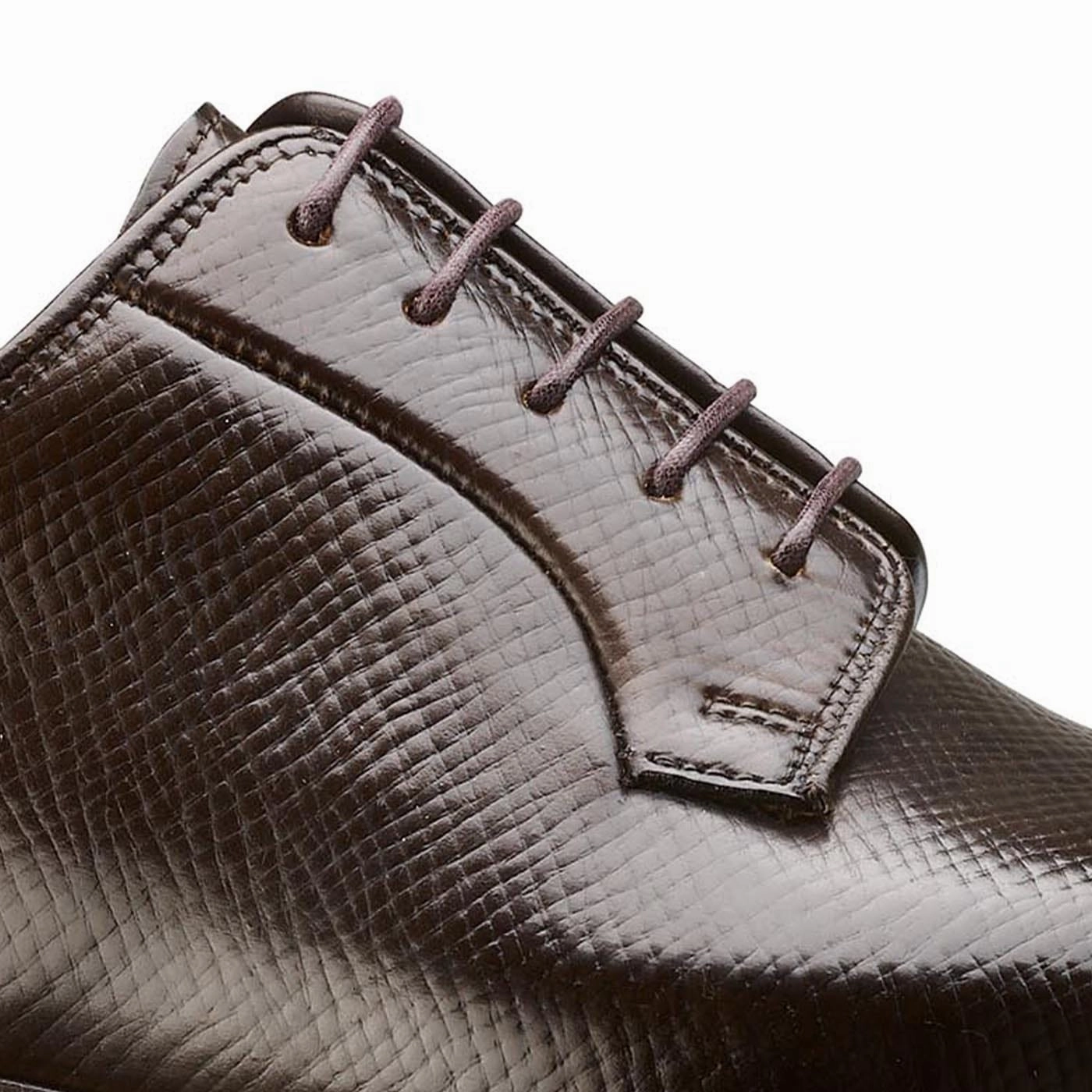 Lanark 5 Dark Brown Hatch Grain Cordovan Action Fast