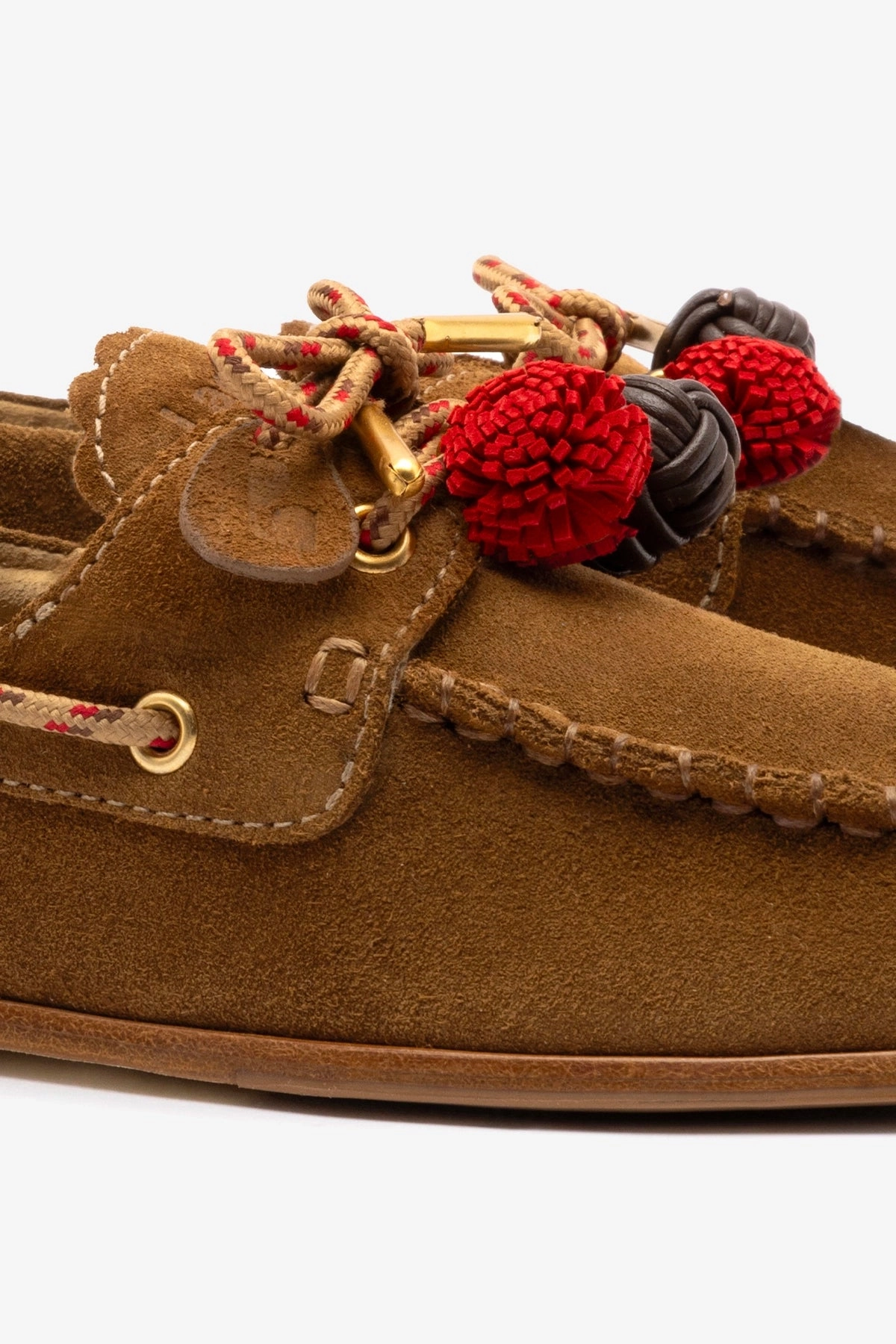 Cyprus Boat Shoe In Russet Suede Energy Return Technology Breathable mesh