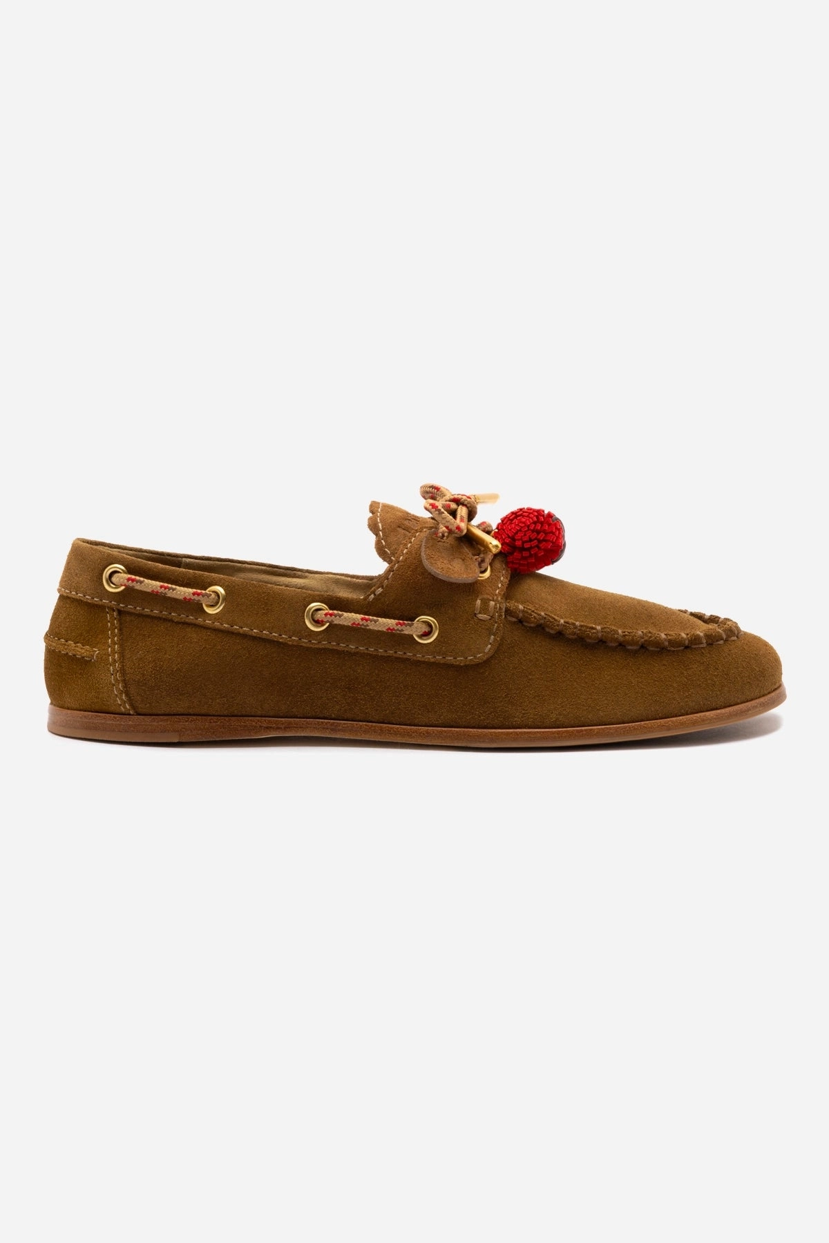 Cyprus Boat Shoe In Russet Suede Quick Pack