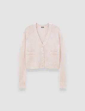 Open Cashmere Cardigan PreShrunk Material Zero Waste Production