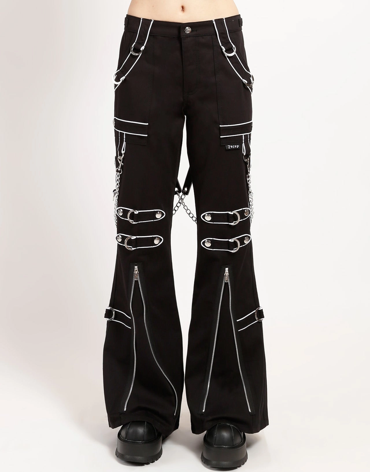 FlexibleMobilityDesign Relaxed Comfort Wear BAND DARK STREET PANT WHITE