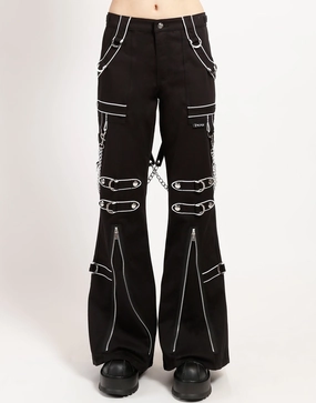 Simple Comfort BAND DARK STREET PANT WHITE