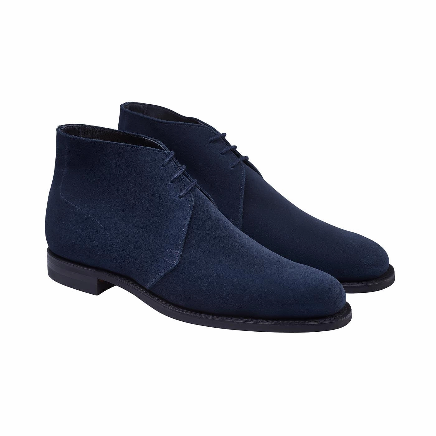 Grippy Outsole Weekend Wanderer Padded Tongue Chukka Ocean Suede