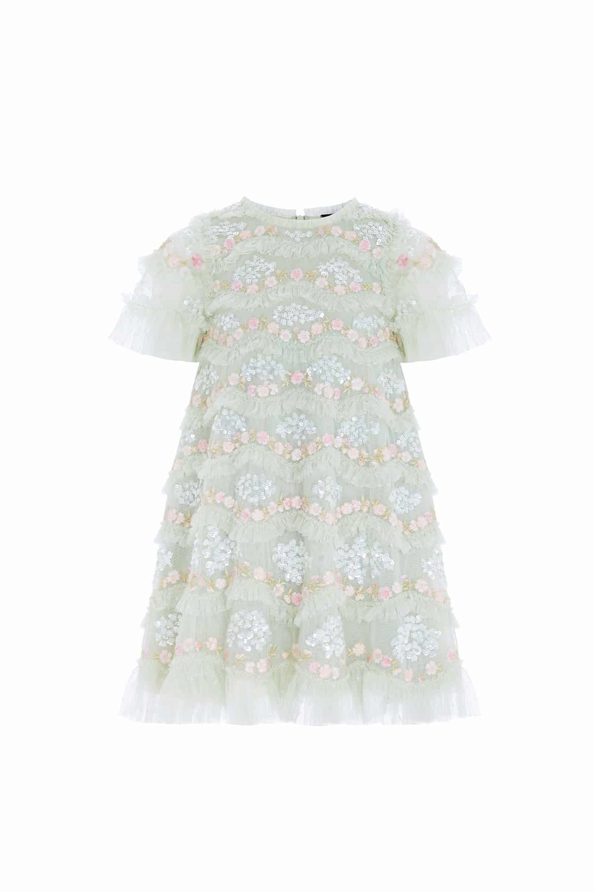 ReflectiveTrim Daisy Wave Kids Dress