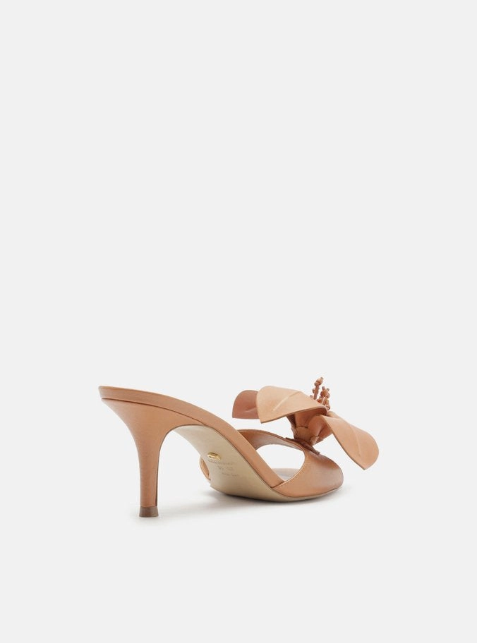 Seamless Fit Gym Workout Fiori  Leather Stiletto Sandal