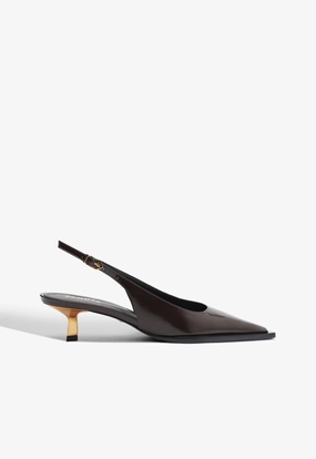 Dad Pick Daria Sling Leather Pump